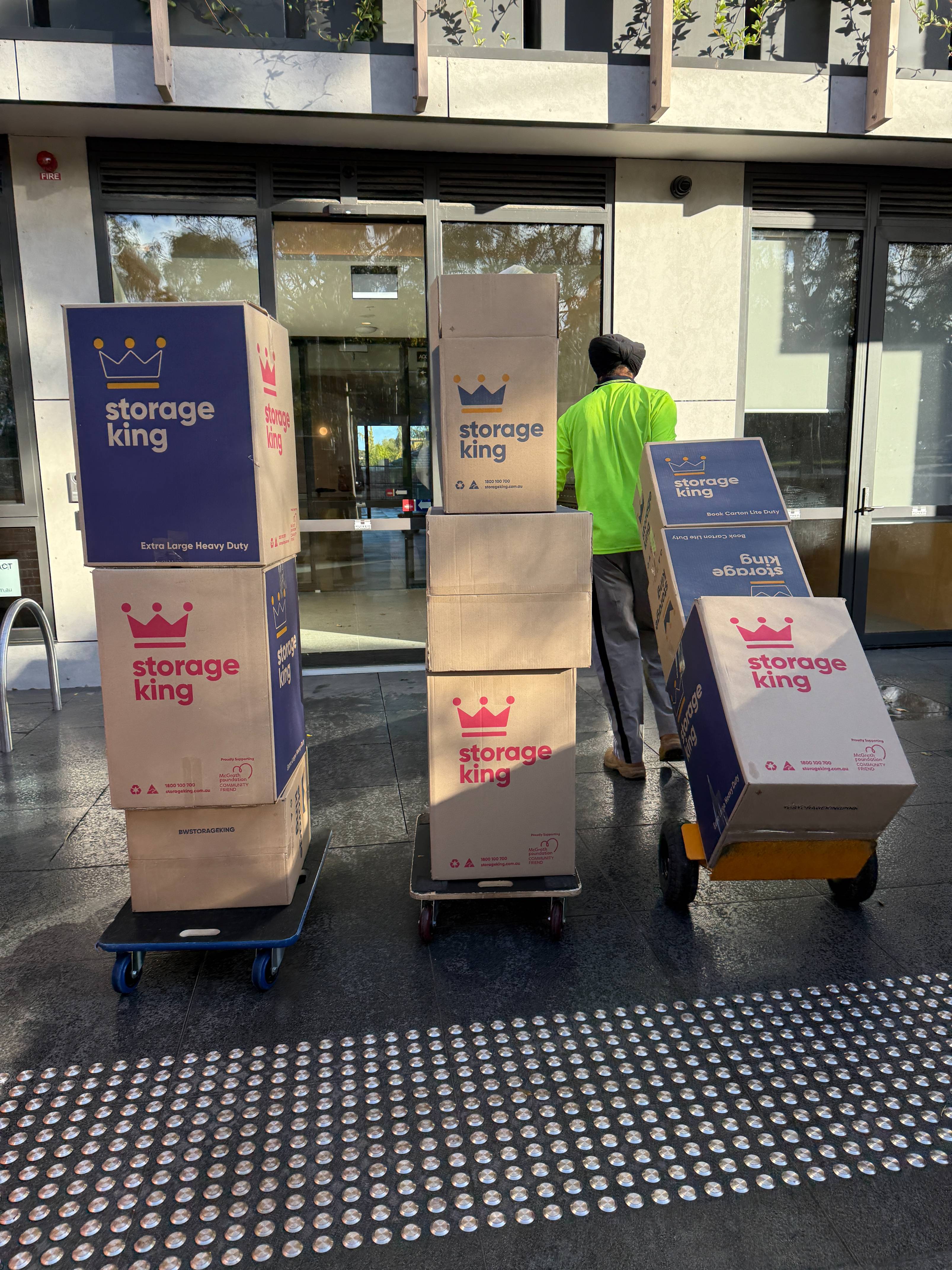 Modern fleet of trucks and transportation vehicles